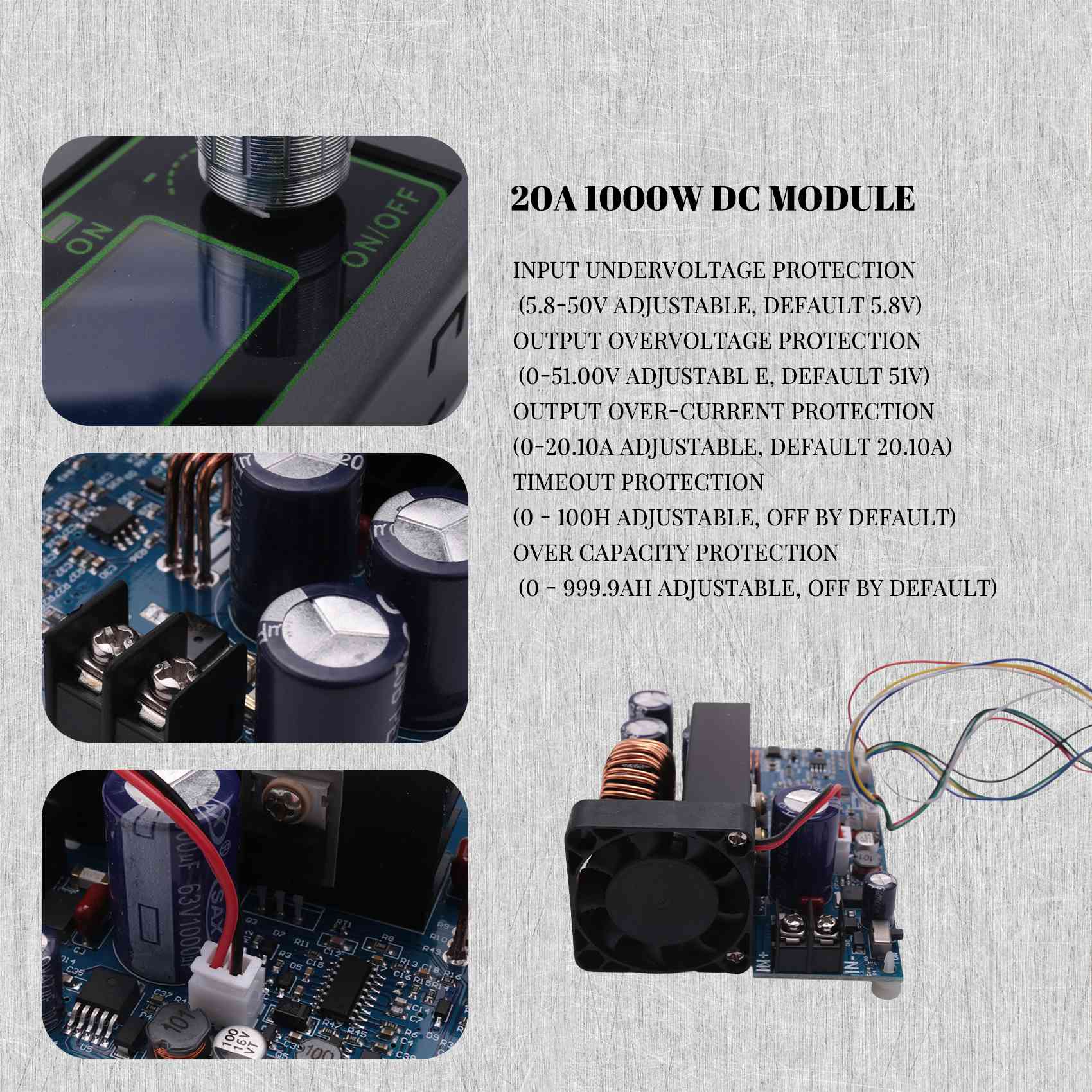 [NEWA08R] WZ5020L 20A 1000W Mo - Step Down Dc Power Supply Module 1000W ulasan dan harga
